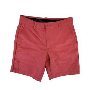Vineyard Vines Performance Shorts Red Mens Size 28 Flat Front Golf Casual